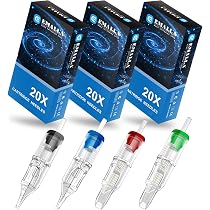 20PC Spark Tattoo Dsposable Cartrdge Needles 5CM, 7CM, 9CM, 11CM