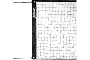 Aoneky Przenośna Siatka do Siatkówki bez Stojaka - 4,6/6,4/9,7m x 0,9m, Nylonowa Siatka Sportowa do Badmintona Tenisa, dla Dorosłych Dzieci, do Użytku Wewnątrz na Zewnątrz Podwórko Basen Plażę
