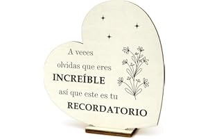 XIOABRE Regalo Inspiración De Madera Regalos Originales Para Mujer Regalos Motivación Regalo Amiga Regalo Para Amigas Regalos Jubilacion Regalo Abuela Regalos Amigo Invisible Regalos Navidad San Valentin