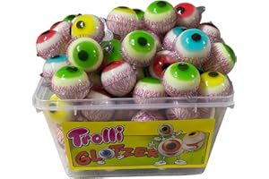 Trolli Oeil Glotzer, bonbon oeil Halloween - Boîtes de 60 pièces