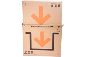 TELECAJAS.COM TELECAJAS | 3 Cajas 130x13x81 cm Cuadros Grandes Telescópica y Robusta: Televisores Planos, TV | Modelo A+B | TV hasta 55' pulgadas | Pack de 3 cajas + Precinto