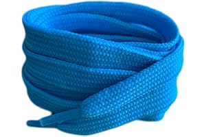 Smart Laces 120cm/47 Long Coloured Flat Trainer Shoe laces ideal replacement laces for adults or kids Trainers sneakers athletic shoes Sports Football Rugby boots Shoe Laces Shoelaces