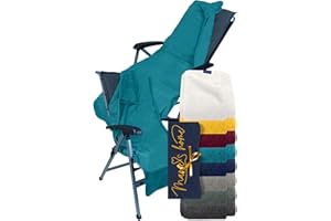 Marie´s Home Frottee - Schonbezug für Gartenstuhl und Gartenliege Gartenstuhlauflagen 60x130 für Campingstuhl Campingliege Klappstühle Saunaliege Strandliegen Poolliegen, 60 x 130 cm, Petrol