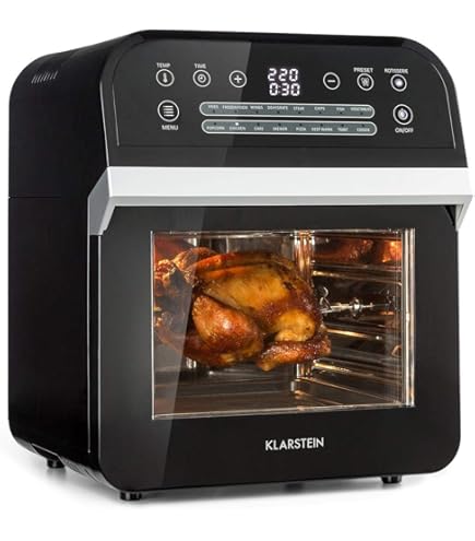 KLARSTEIN Aerovital Deluxe - Friteuse à air chaud, 1700W, Volume 5,4