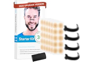 WAGISLEEP Anti-Schnarch Magnetische Nasenstrips (2025 Upgrade Version), 60 Stück Nasenpflaster Gegen Schnarchen, Schnarchstopper Schnarchschiene Für Sport & Schlafqualität & Besser Atmen Bei Verstopfter Nase