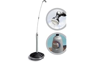 G&F GF Garden GF87005519 Solaire Sunny Style, Douche de Jardin, Piscine, pour l’extérieur, Gris Taupé, 50