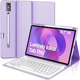 FOGARI Keyboard Case for Lenovo Idea Tab Pro 12.7" 2025 | Spanish &Ntilde; Detachable Magnetic Bluetooth Keyboard for Lenovo Idea Ta