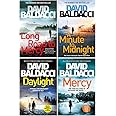 David Baldacci Atlee Pine Series 4 Books Collection Set (Long Road to Mercy, A Minute to Midnight, Daylight, Mercy)