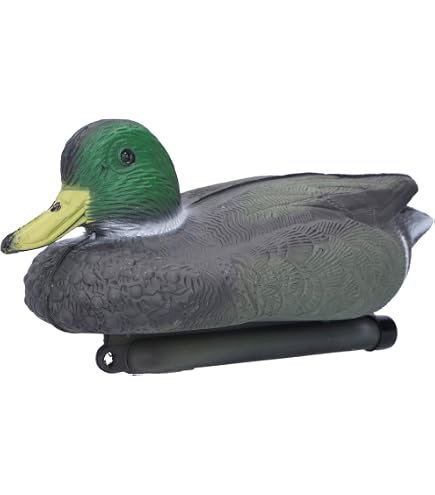 Canard En Bois Décoratif Pour Jardin - Sculpture Main En Racine De Bambou Et Teck, Peint à La Main, 25 Cm (bleu)