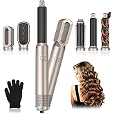 5 in 1 Hair Dryer Brush, Air Styler Set 1000W, Multifunctional Hot Air Brush, Hair Shaper with 3 Temperatures, Ion Technology