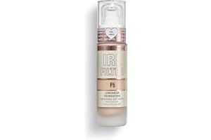 REVOLUTION BEAUTY LONDON Makeup Revolution IRL Filter, Longwear Foundation, Medium to Full Coverage, Matte Finish, 16 Hour Wear, F5, Fair To Light Skin Tones, 23ml