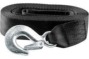 ‎CARBOLE Anhänger-Winde Gurt, strapazierfähige Anhängerwinde Ersatzgurt mit Sicherheits-Karabinerhaken, für Jetski, Wellenläufer, Abschleppen, Auto-Anhänger