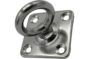SECURE FIX DIRECT Swivel Marine Eye Plate Stainless Steel 6MM