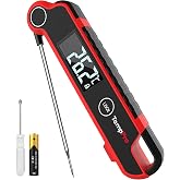 TempPro TP620 Professional Instant Read Meat Thermometer | Ambidextrous Backlit LCD Kitchen Thermometer with Motion Sensor (F