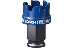 BOSCH ACCESSORIES Bosch 1x EXPERT Sheet Metal Lochsäge für Power Change Plus Systeme (für Edelstahlbleche, Stahlbleche, Ø 25 mm, Professional Zubehör Bohrmaschine/Schrauber)
