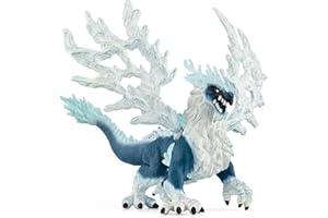 SCHLEICH 70790 Drago di Ghiaccio, da 7 Anni, ELDRADOR Creatures - Figura, 19 x 22 x 13 cm