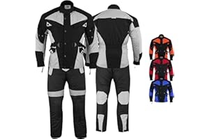 ‎GERMAN WEAR German Wear 2-teiler Motorradkombi Cordura Textilien Motorradjacke + Motorradhose