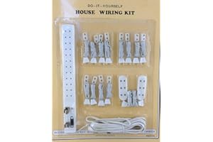 Melody Jane Éclairage de Maison de Poupées Accessoire Prise Barre d'alimentation Kit Éclairage 15 Piece Ensemble