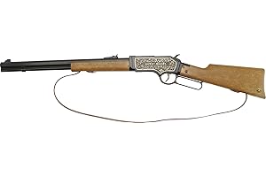 Bauer Spielwaren, 6085012 Captain Walker: fucile giocattolo, per cosplay di cowboy, sceriffo, per munizioni da 13 colpi, 73 cm, marrone/grigio (608 5012)