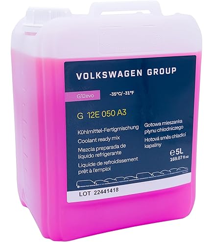 Original G12 Evo Liquido Refrigerante VW Audi Ready Mix J4 5l Fusto - Foto 4