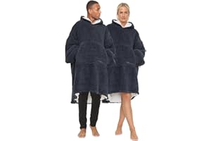 GC GAVENO CAVAILIA Oversized Hoodies For Women UK, Fluffy Blanket Hoodie Sherpa Snuddies Women, Fleece Wearable Blanket Men Snuddie Udie