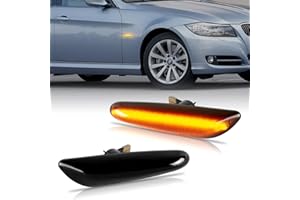 ‎POPMOTORZ POPMOTORZ LED Blinker Seitenblinker mit Canbus Fehlerfrei 4014 SMD für BMW 1 Series E81 E82 E87 E88 3 Series E46 E36 E90 E91 E92 E93 5 Series E60 E61 X1 E84 X3 E83, 2 Stücke