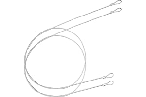 OMOTOOL Cavo di sicurezza con lucchetto (confezione da 2), 48 pollici in acciaio inossidabile, cordino con cordino, cavo di sicurezza per blocco bagagli per gopro, action cam