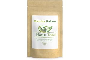 ‎NATUR TOTAL Natur Total Matcha Pulver 200g, Matchapulver, Green tea powder. Grünteepulver