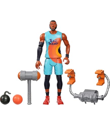 Hallmark Space Jam Geschenktüte – Große Tüte 26,4x33x14,5 Cm, Mit Bugs Bunny & LeBron James, Inkl. Seidenpapier