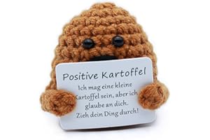 NEODTX Positive Potato,Aufmunterung Bestandene Prüfung Lustige Geschenke Kreative Positive Kartoffel Gute Besserung,Beste Freundin Motivationsgeschenke,Mutmacher Für Frauen