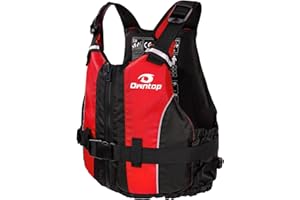 Owntop Aides à la flottabilité pour Adultes, Gilet de flottaison en Mousse avec Sangle d'entrejambe et Poche intérieure Unisexe pour Le Paddle, Le Kayak, la pêche