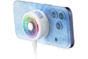 Black Shark FunCooler 6 Magnetisk mobiltelefonkylare för spel, bärbar mobiltelefonkylare med RGB-ljus, appstyrd mobiltelefonr
