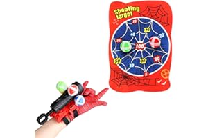 YOTOY Toys for Kids 3 4 5 6 7 8 9 10 Year Old: Dart Board for Boys Kids Spider Dartboard Games with Web Shooter Gifts for 3-8 Years Old Boy Birthday Toy for Kid Girls Age 6-12 Outdoor Party Garden Toy