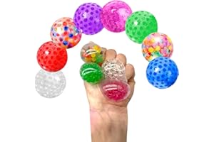 MaNeaz 8 Piezas Pelota Antiestres Fidget Toys Squishy Toys Pelota Antiestres Adultos Mano Juguetes Sensoriales Antiestres Squeeze Para Niños Adultos Aliviar La Ansiedad Fiesta（Color Aleatorio）