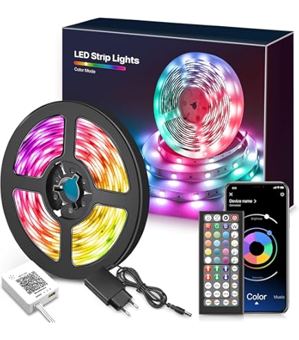 ONSTUY TV Ledstrip,2m USB TV Achtergrondverlichting Ledstrips met afstandsbediening,16 kleuren