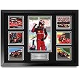 HWC Trading FR A2 Charles Leclerc Gifts Printed Signed Autograph Presentation Display for F1 Formula 1 Racing Fans - A2 Framed