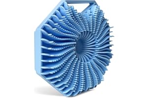 Yoolhamy Silicone Body Scrubber Shower Brush for Men Women Bath Exfoliating Brushes with Handles Scrub Cleansing Loofah Shower and Scalp Massager Brush…