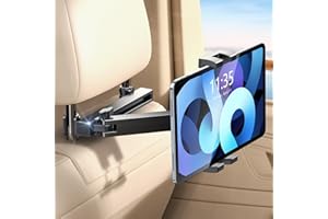 EOIWUY Support Tablette Voiture, [Bras d'Extension Pliable] Rotation à 360° Support pour iPad Voiture, Porte Tablette Voiture Enfant Compatible avec iPad et Tous Les Appareils 4.7-12.9 Pouces