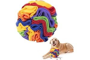 JODSEN Schnüffelball für Hunde,Schnüffelteppich Schnüffelspielzeug Interaktives Hundespielzeug Intelligenzspielzeug Waschbar Futtermatte Geruchstraining Stressabbau für Kleine Mittelgroße Hunde Haustier,20cm