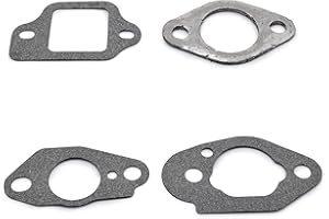 Easyboost 4 juntas admisión carburador para motor cortacésped Honda GCV135 GCV160 GCV190 16212-ZL8-000 16228-ZL8-000 16221-883-800 18381-ZL8-305 Castelgarden McCulloch Bestgreen