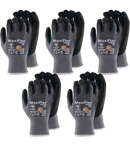 MaxiFlex Plus Goatskin 1 Pair Work Gloves With Pimples, gloves and Endurance DIY & Tools