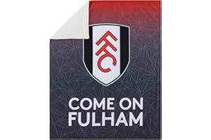 FOCO Championship Football Fulham Fan Manta de felpa Sherpa