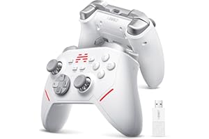 BEITONG KP20 Wireless Controller for PC, Switch/Switch 2, Android, TV, Steam Deck, TMR Joysticks & Hall Triggers Bluetooth & 2.4g Gamepad with 1000Hz Polling Rate, Mechanical Buttons