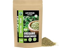 ‎ALPI NATURE Alpi Nature Oregano getrocknet BIO 250g, Oregano gerebelt, bio Gewürze zum Kochen, Pasta, Pizza, Fleish, Salaten