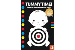 Tummy Time: A high-contrast fold-out book with mirror for babies (UK Edition)