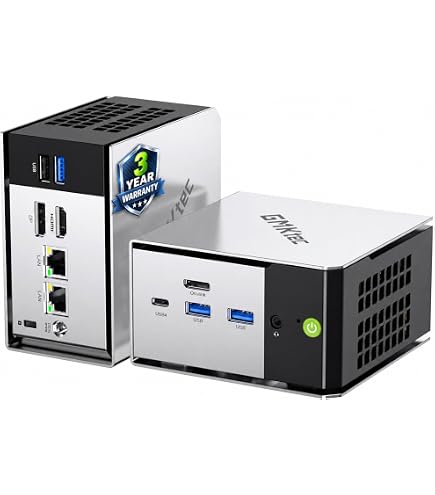 TRIGKEY Mini PC AMD Ryzen 5 5560U (Zen 3 mimarisi, 4.0 GHz'e kadar