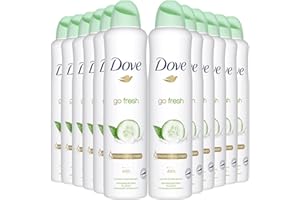 Dove Go Concombre Frais Spray Anti-Transpirant Déodorant 250Ml (Lot de 6)
