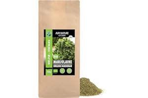 Alpi Nature Marjolaine BIO Séchée 250g, Marjolaine Tisane Frottée pour la Cuisine et le Thé