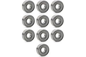 Unxuey 10 unidades 3 x 7 x 3 mm Miniatur-Stahlrollenlager 683Z 618/3 683ZZ L-730ZZ 1000083 Rillenkugellager