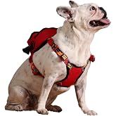 Pawlook Gimme Five Kırmızı &Ccedil;antalı G&ouml;ğ&uuml;s Tasması,K&ouml;pek Sırt &Ccedil;antası &ndash; G&ouml;ğ&uuml;s Tasması İşlevli, Geri D&ouml;n&uuml;şt&uuml;r&uuml;lm&uuml;ş Malzeme, Ayar